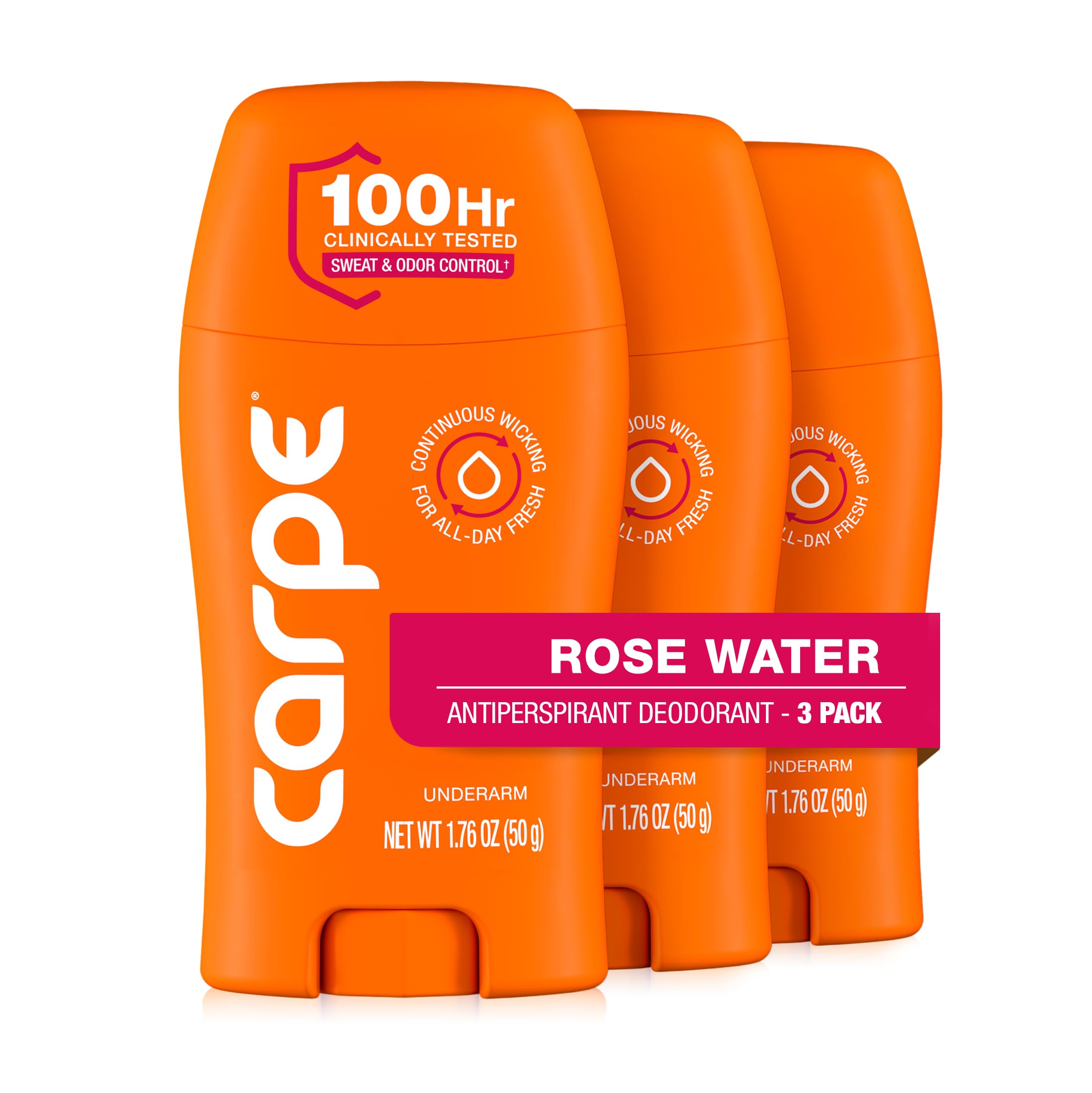 Carpe Underarm Antiperspirant & Deodorant Multipack