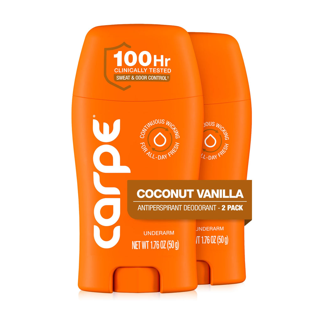 Carpe Underarm Antiperspirant & Deodorant Multipack