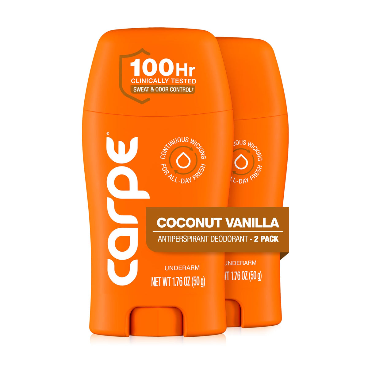 Carpe Underarm Antiperspirant & Deodorant Multipack