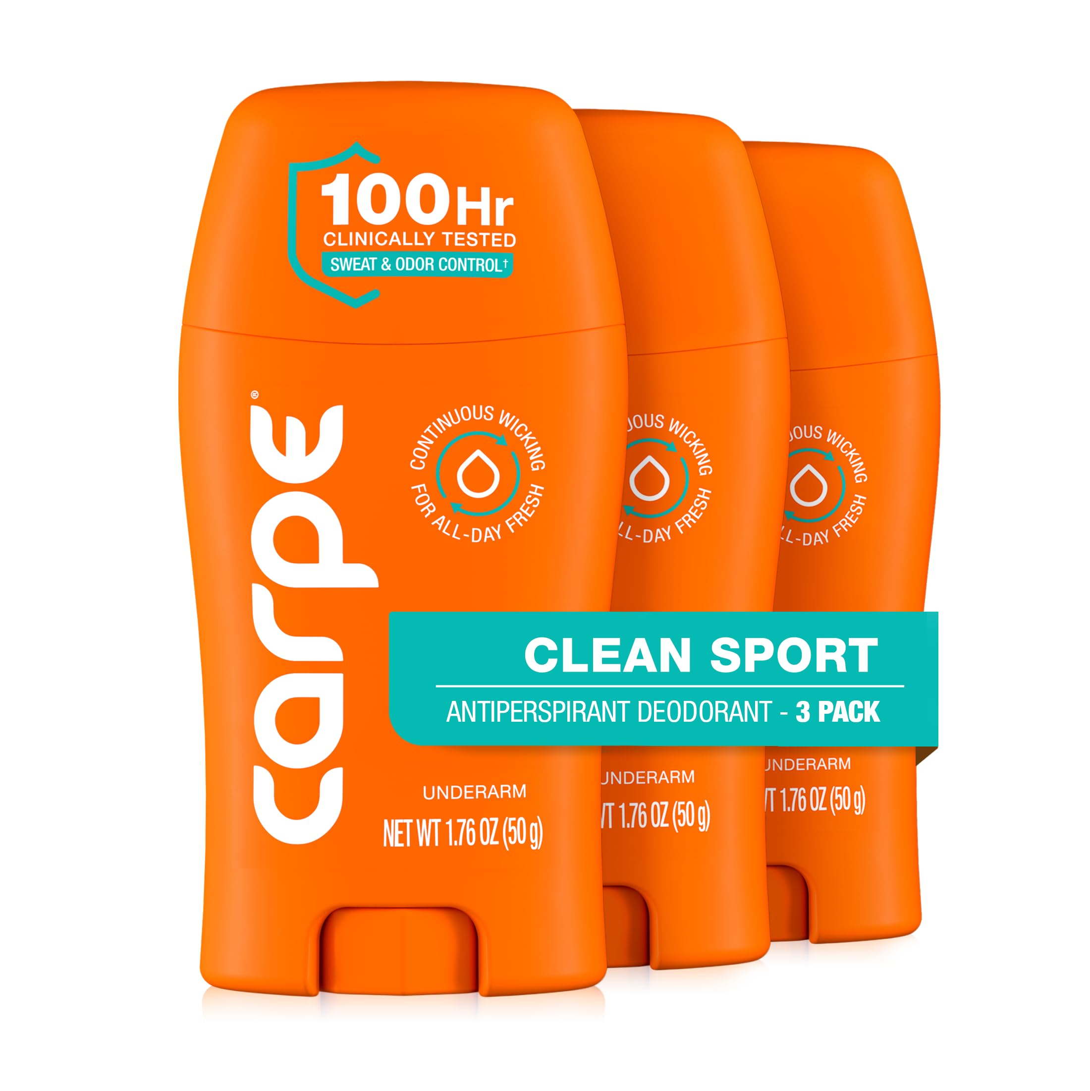 Carpe Underarm Antiperspirant & Deodorant Multipack