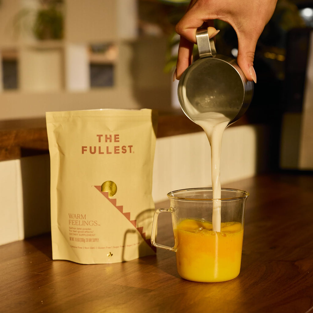 THE FULLEST Saffron Latte Mood & Sleep Wellness Powder