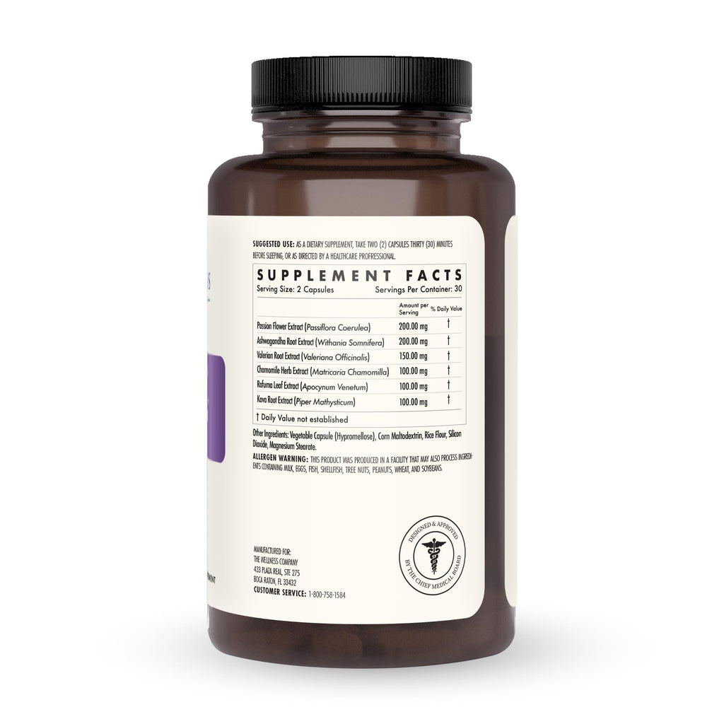 The Wellness Company Melatonin-Free Sleep Support, 60 Count
