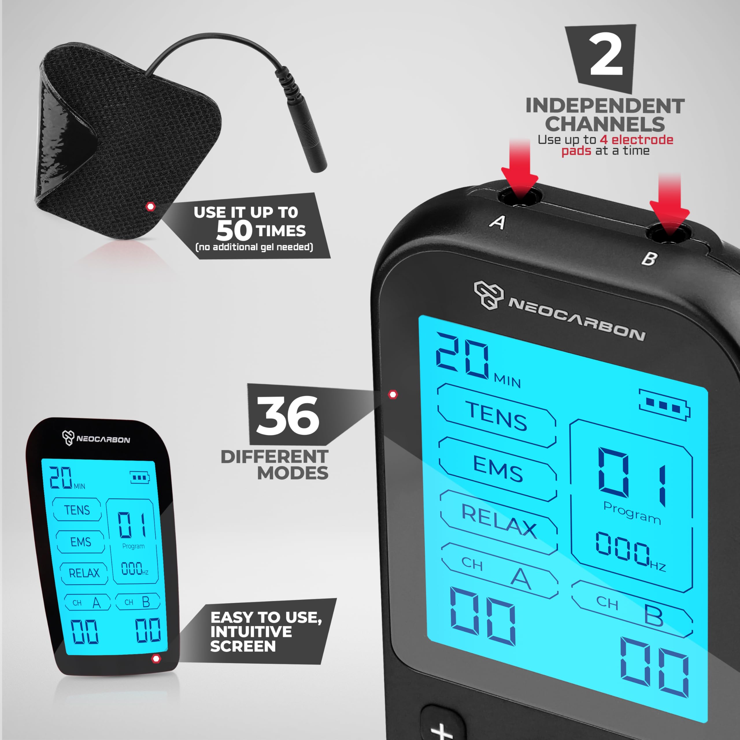 Portable Massager with Multiple Color Options