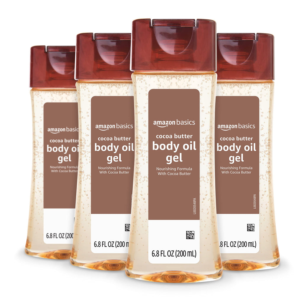 Solimo Cocoa Butter Moisturizing Body Oil Gel