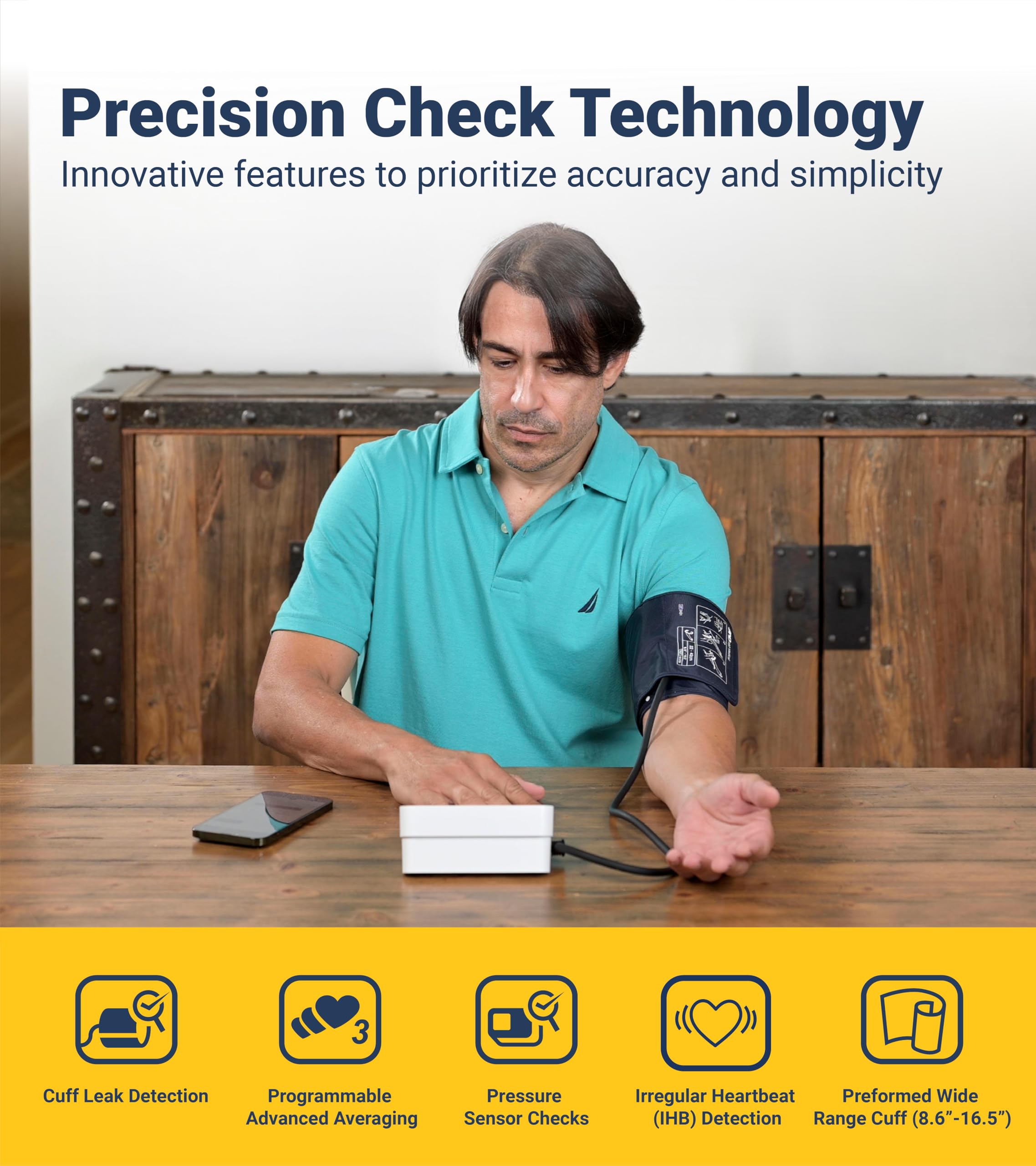 A&D Medical Precision Check Pro Bluetooth BP Monitor