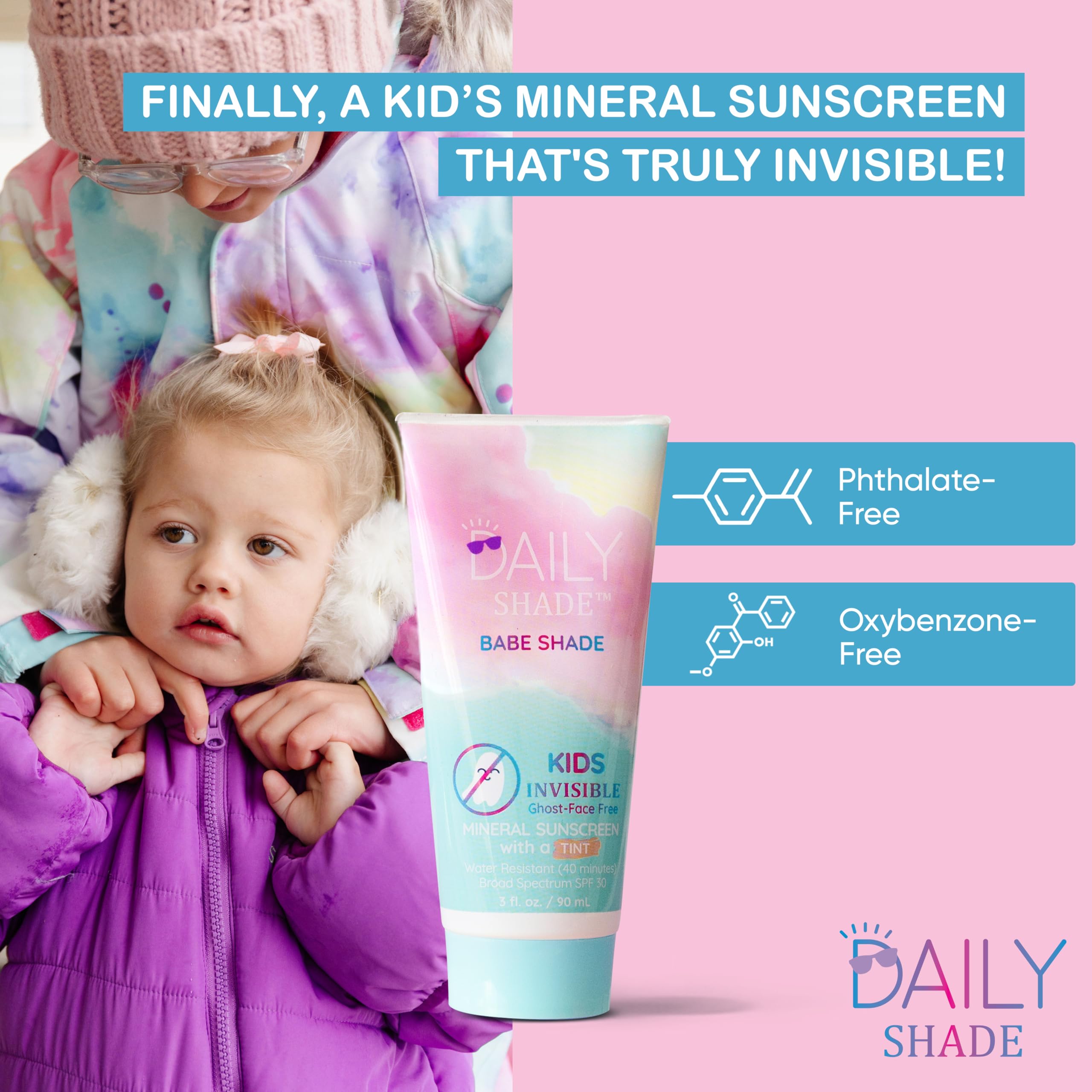 Daily Shade Babe Shade Kid's Tinted Mineral Sunscreen