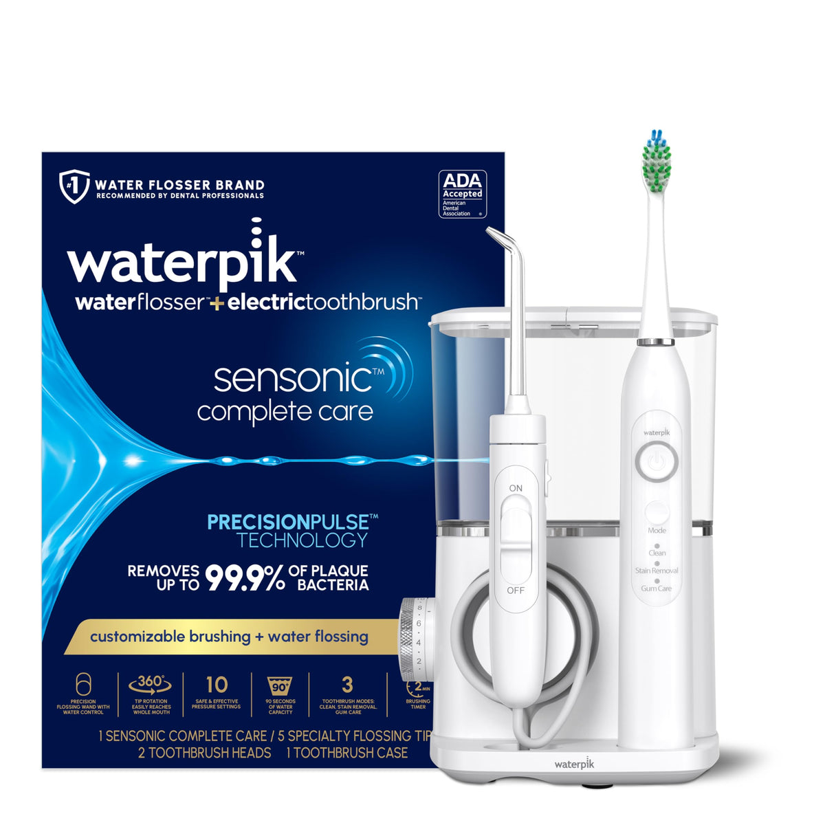 Waterpik Sensonic Water Flosser & Electric Toothbrush Set