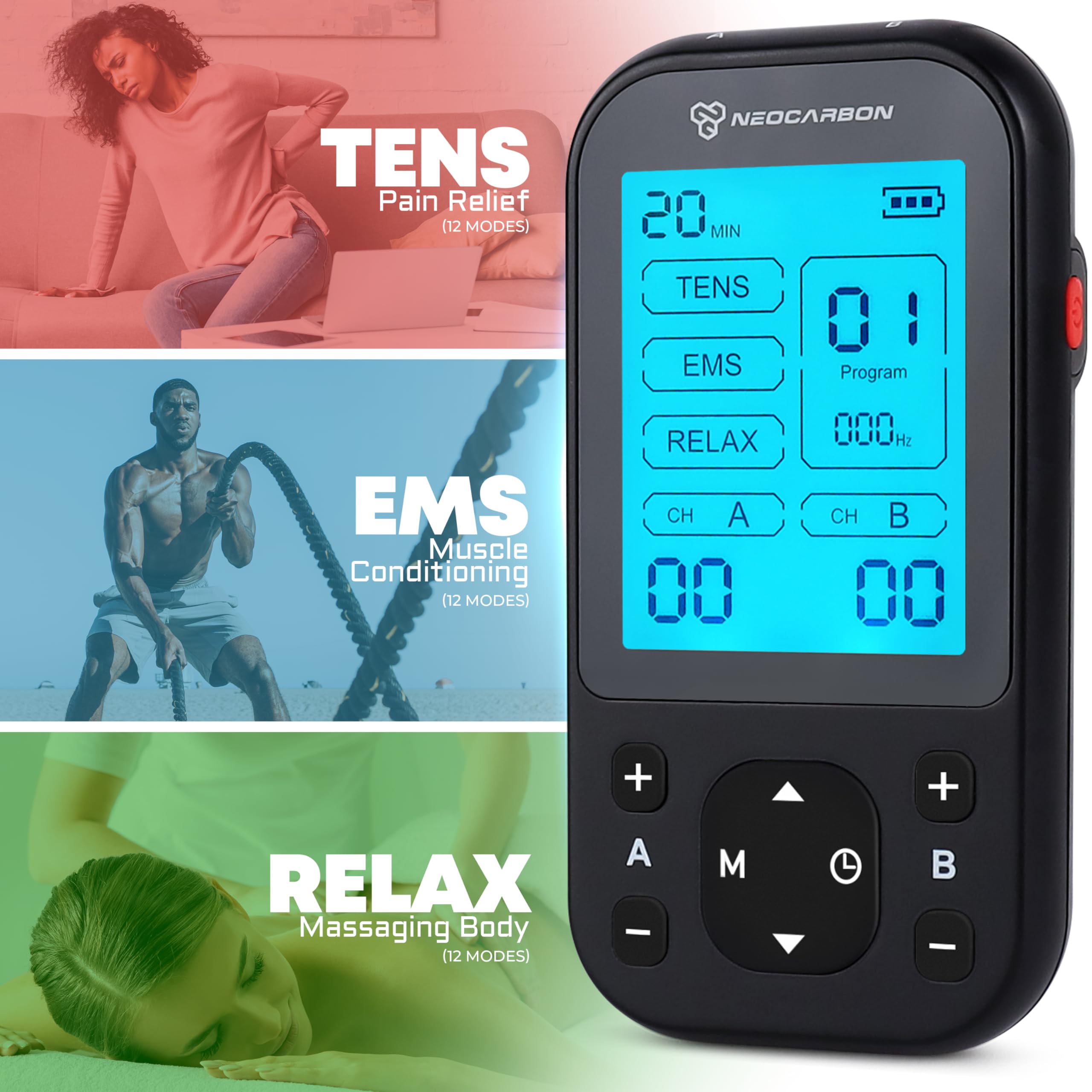 Portable Massager with Multiple Color Options