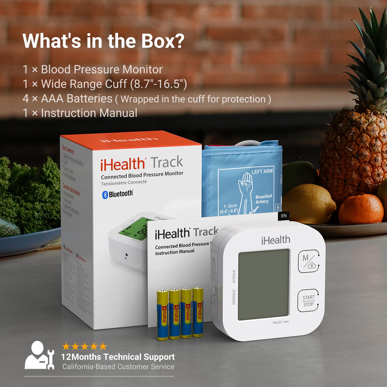 iHealth Track Bluetooth Upper Arm Blood Pressure Monitor